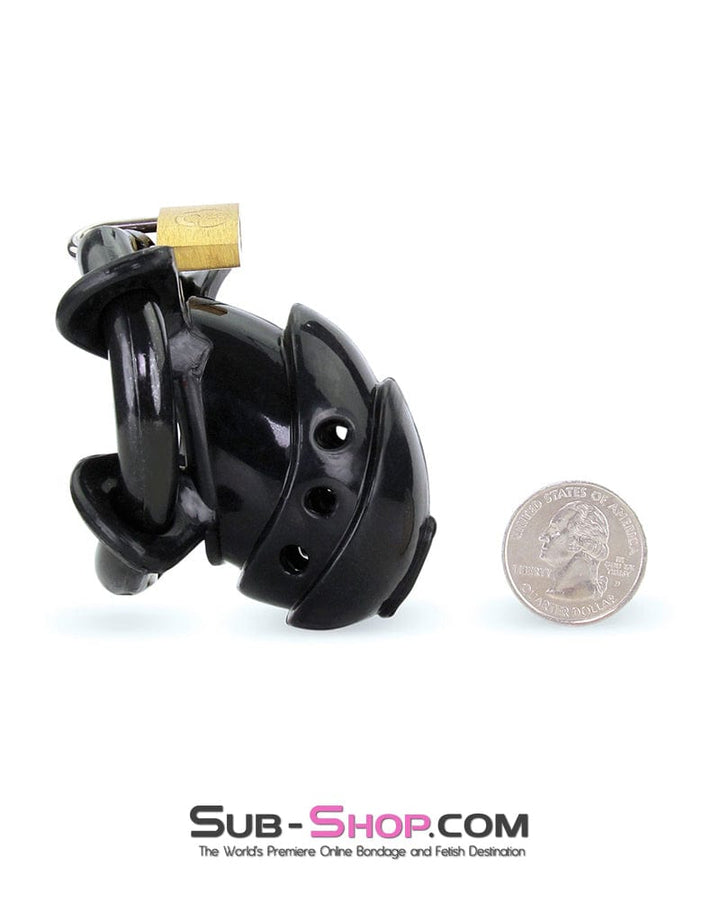 MEGA Deal 9098AE      Ruined Orgasms Black Silicone Chastity Cock Cage - MEGA Deal