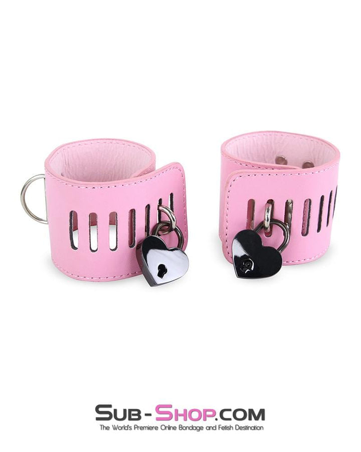 MEGA Deal 9725AE      Black Chrome Heart Bondage Gear Padlock - MEGA Deal