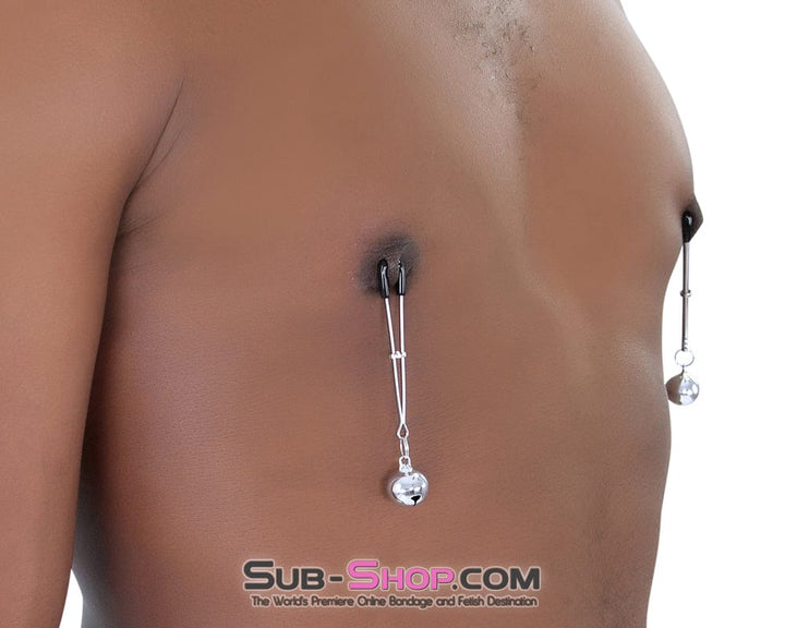 Nipple Clamp 0174MQ      Belle of the Balls Tweezer Clamps with Jingle Bells