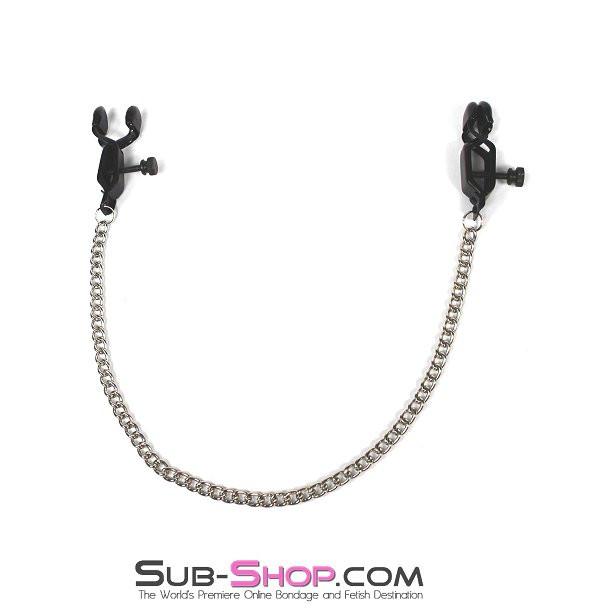 Nipple Clamp 0526MH      Squeeze Play Blackline Wide Adjustable Nipple Clamps