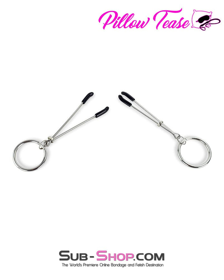 Nipple Clamp 1624DL      Tweezer Nipple Clamps with Weight Hanging Rings