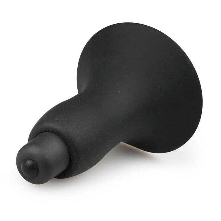 Nipple Suction 0773M      Vibrating Black Silicone Breast Suction Cup with Nipple Stimulators Inside, 1 pc.