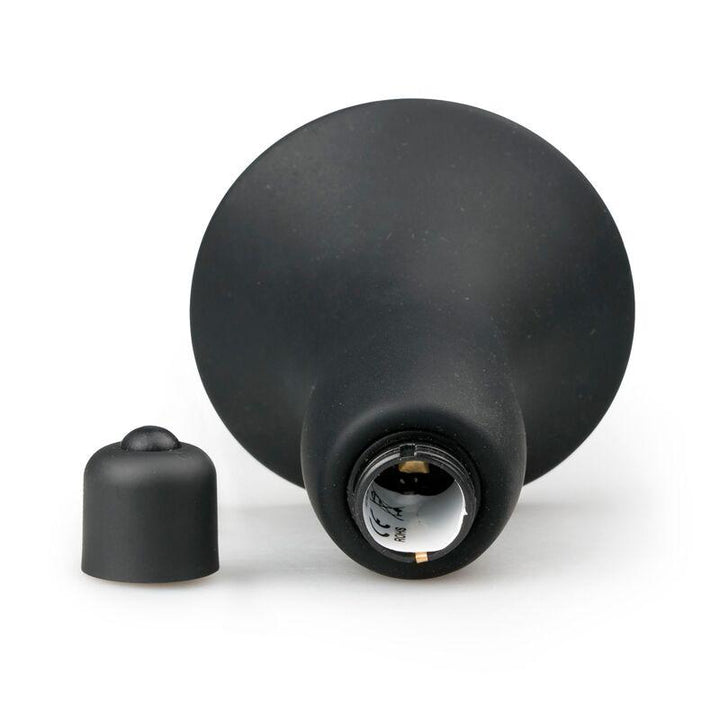 Nipple Suction 0773M      Vibrating Black Silicone Breast Suction Cup with Nipple Stimulators Inside, 1 pc.