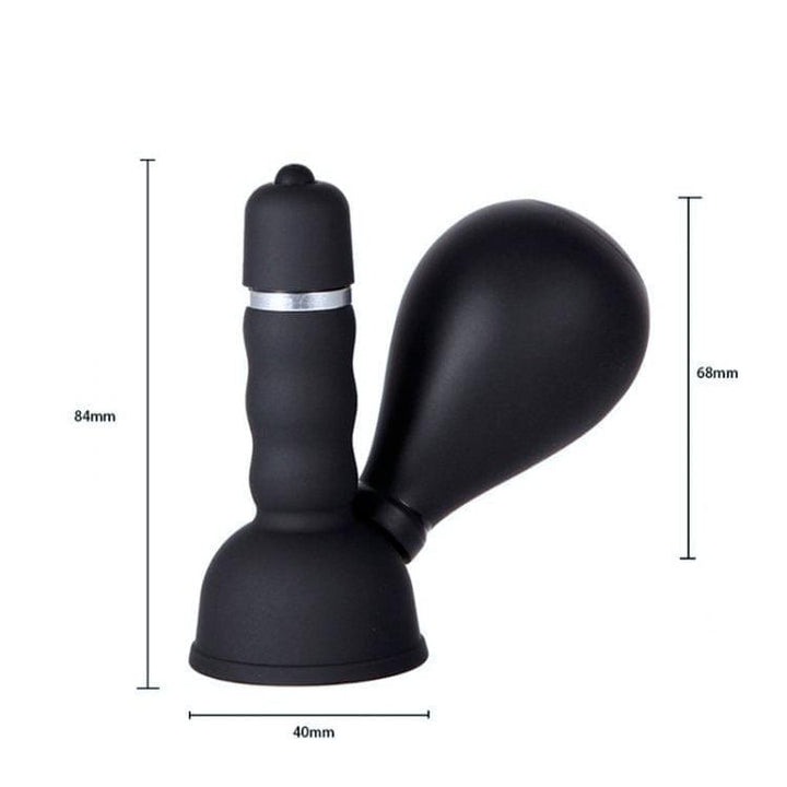 Nipple Suction 7809M      Wireless Waterproof Vibrating Nipple Suction Cups with Stimulators, Set of 2
