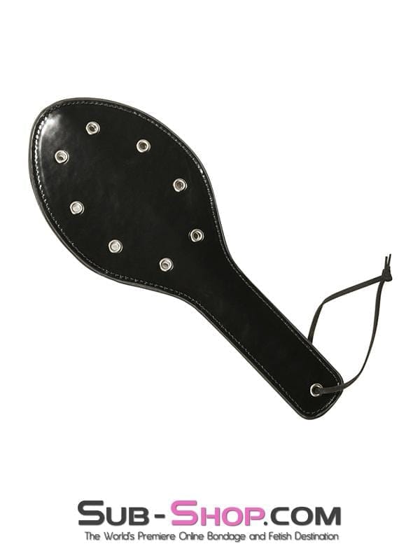 Paddle 8805MQ      Black Patent Drilled Paddle