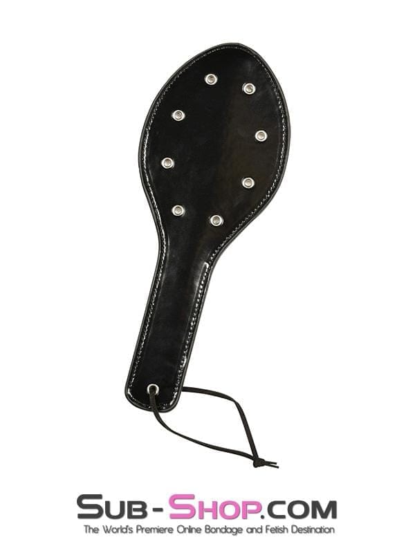 Paddle 8805MQ      Black Patent Drilled Paddle