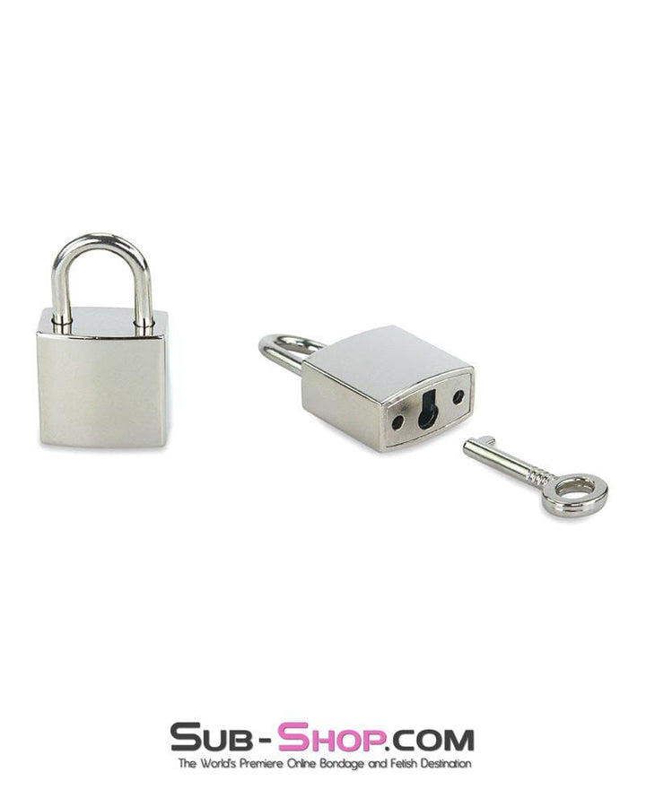 Padlock 0796AE      Sub-Shop Chrome Bondage Gear Padlock