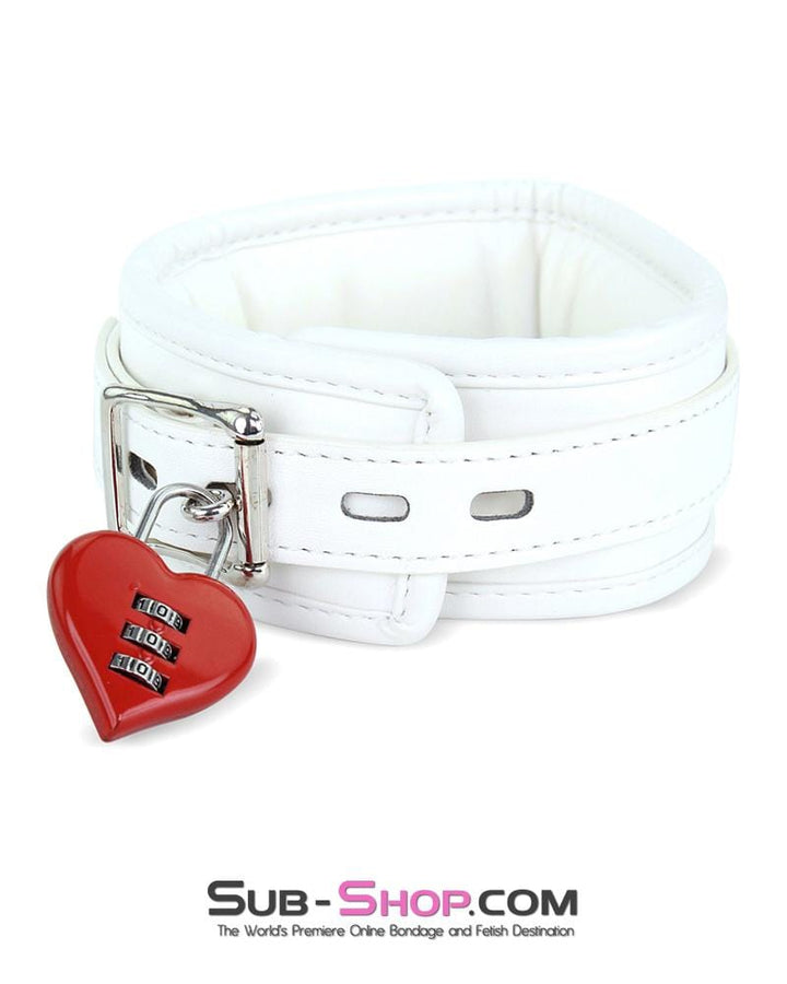 Padlock 3427M      Red Heart Combination Bondage Gear Lock