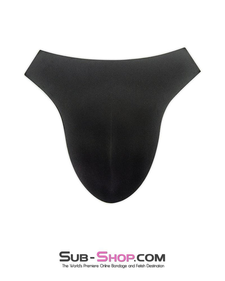 Pantyhose 8825AE      Sissy Slave Pussy Black Padded Fake Vagina Panty Insert