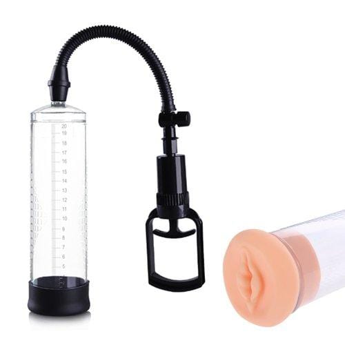 Penis Pump 6850M      Penis Vacuum Pump with Bonus Masturbator Sleeve