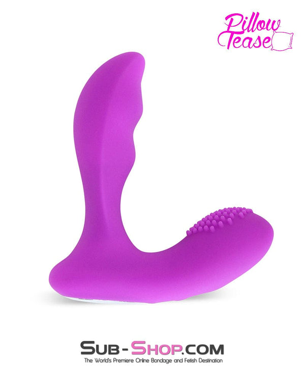 Prostate Stimulator 0443M     Dual Motor Rechargeable Silicone Prostate Massager