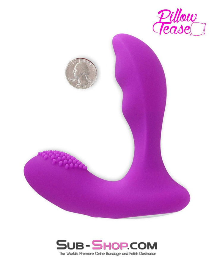 Prostate Stimulator 0443M     Dual Motor Rechargeable Silicone Prostate Massager