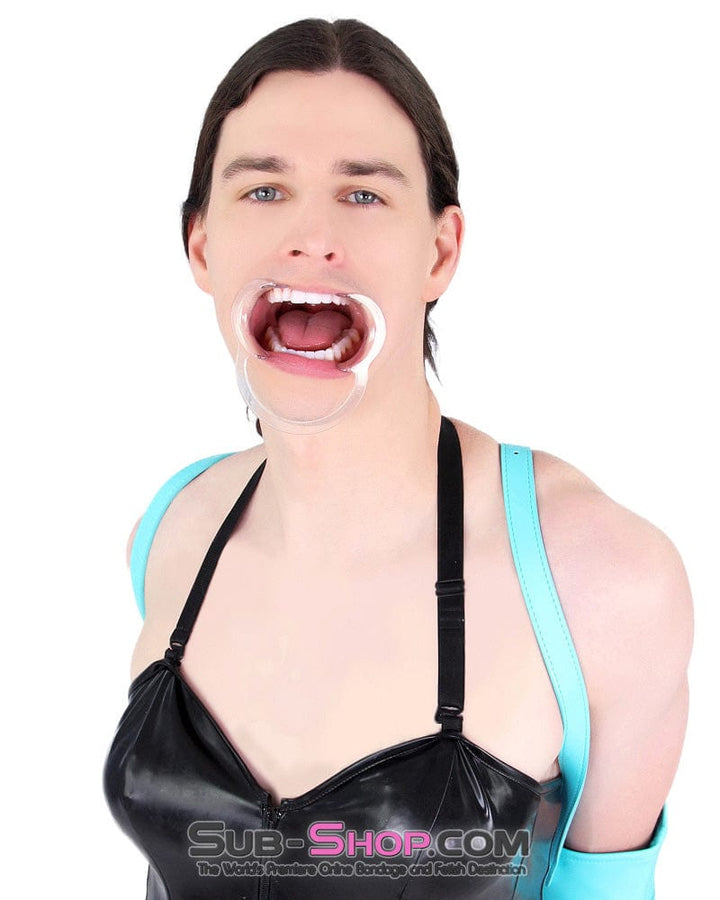 Sissy 0163AE-SIS      Spread Open Wide Cheek Spreader Sissy Boi Mouth Sissy Bitch Gag