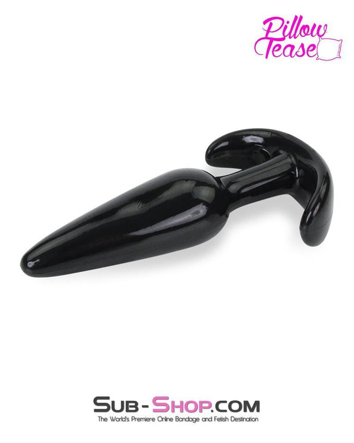Sissy 0350E-SIS      Medium Black Slim Jelly Prissy Sissy Anal Plug