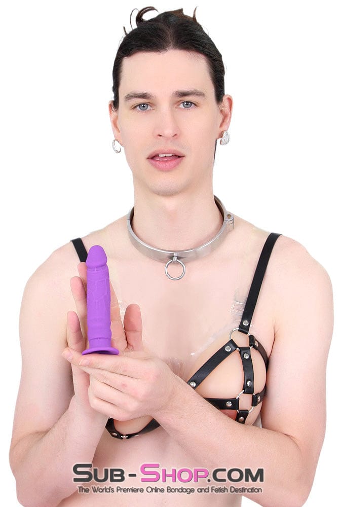 Sissy 0405M-SIS      Pretty Sissy Purple Softy Real Feel Realistically Shaped Dildo