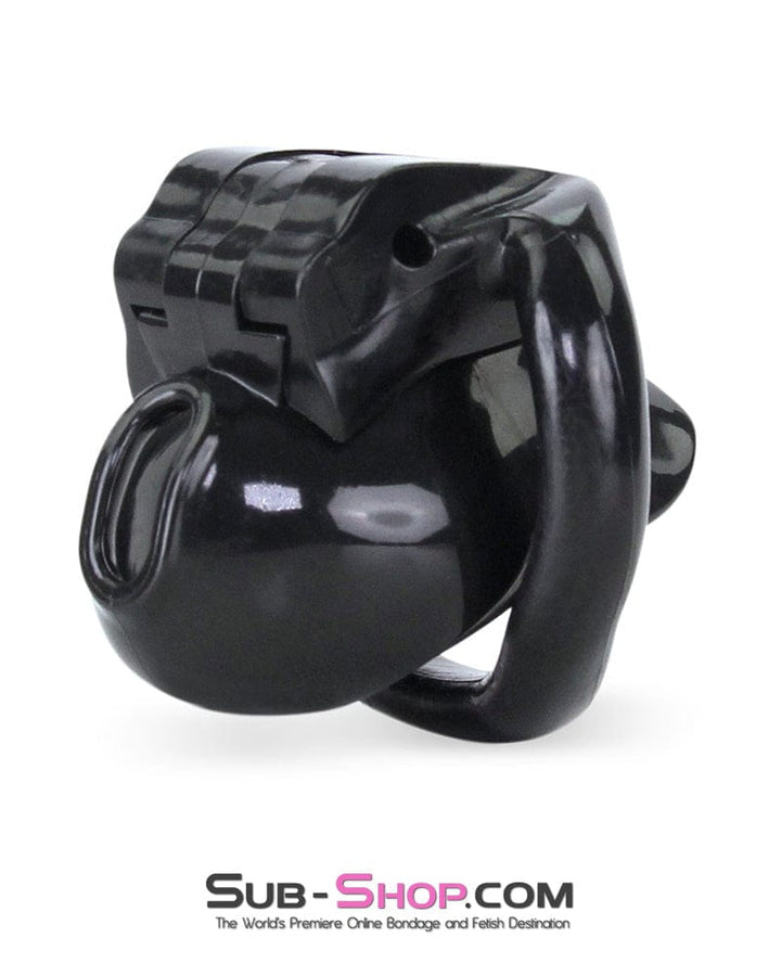Sissy 0643M-SIS      Defiant Mini Black Locking Prissy Sissy Chastity Cock Cage