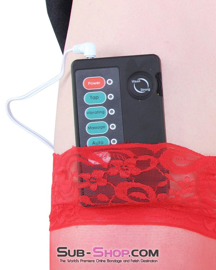 Sissy 0842RS-SIS      Sissy Slave Sub-Shock Black Electro Stim Power Box