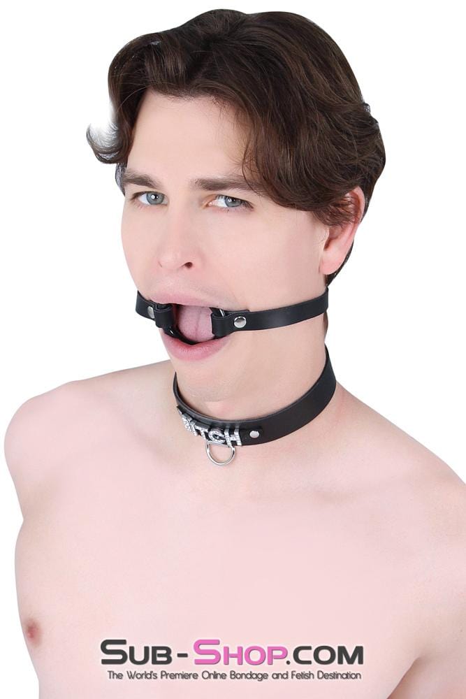 Sissy 1442A-L-SIS      Pretty Sissy Hussy Smooth Plastic Ring Gag, Large Mistress Sessions Ring