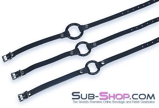 Sissy 1442A-M-SIS      Pretty Sissy Slave Sissy Bimbo Hussy Smooth Plastic Ring Gag, Medium Ring
