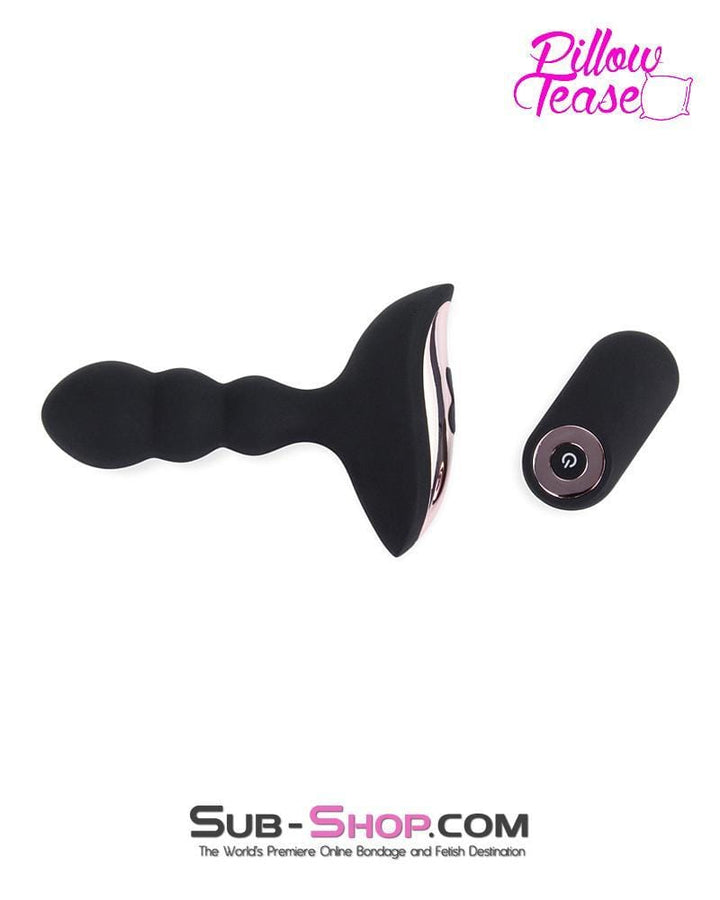 Sissy 1594M-SIS      Sissy Maid Rechargeable Remote Control 10 Function Waterproof Vibrating Wireless Silicone Anal Plug