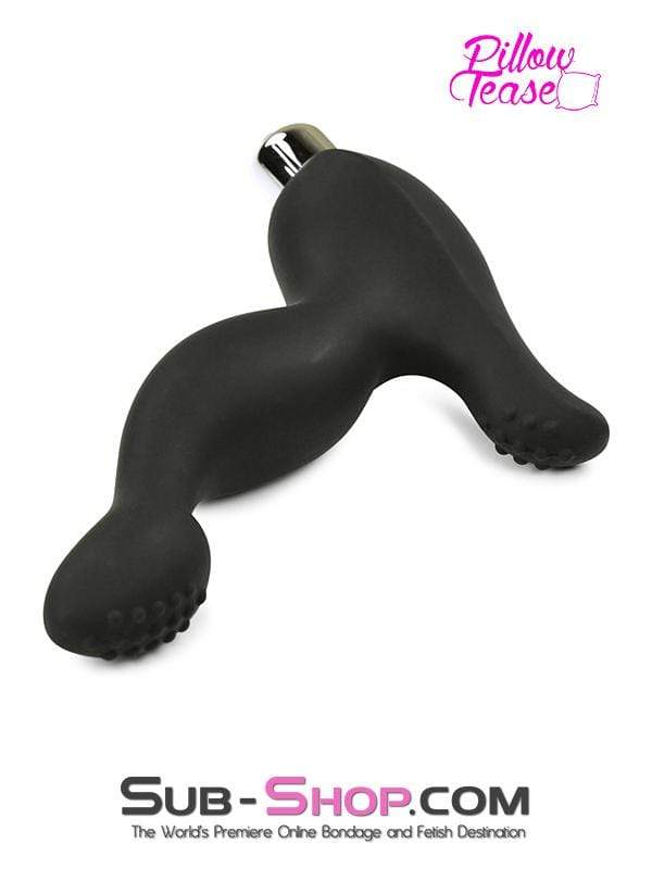 Sissy 1712M-SIS      Sissy Bitch Boi Prostate & Perineum Vibrating Silicone Dual Point Anal Massager