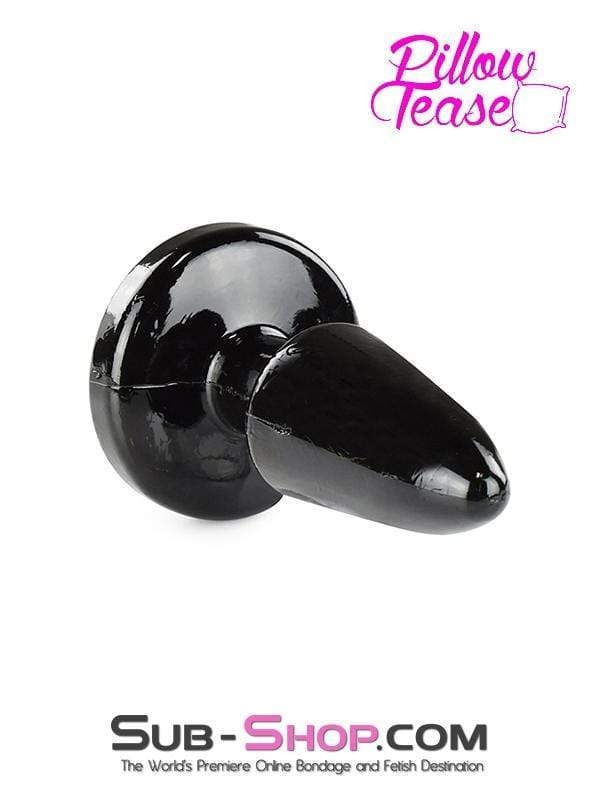 Sissy 1881DL-SIS      Black 4" Anal Sissy Trainer Plug