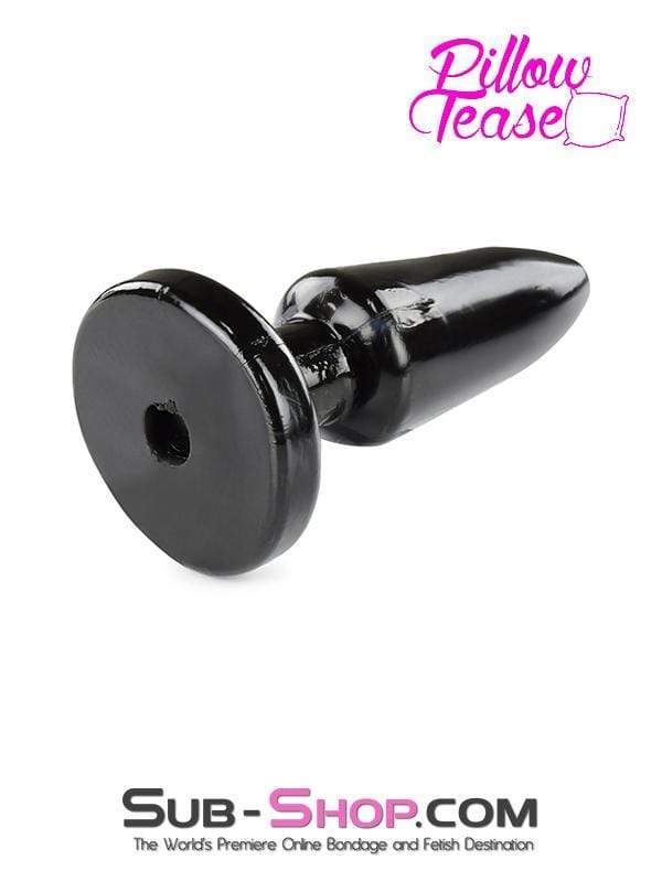 Sissy 1881DL-SIS      Black 4" Anal Sissy Trainer Plug