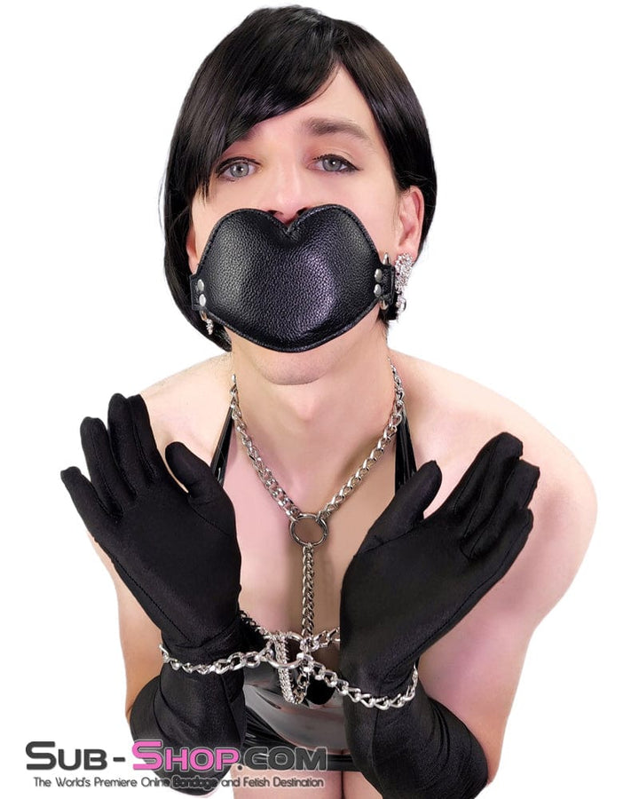 Sissy 2416M-SIS	Addick-tive Black Padded Panel Sissy Mistress Slave Penis Gag