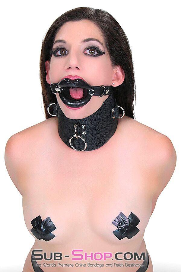 Sissy 2438M-SIS      Sissy Boi Bondage Rag Doll Black Female Led Relationship Sex Lips Strapped Open Mouth Gag