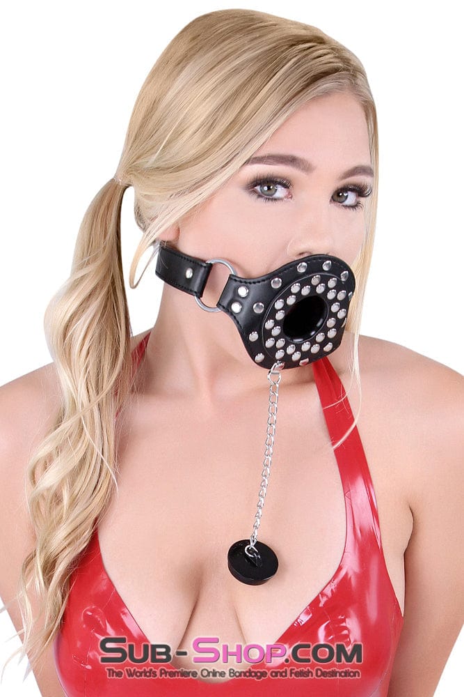 Sissy 2536LT-SIS      Sissy Girlie Slave Set Plug-her Locking Tube & BDSM Training Plug Open Mouth Gag
