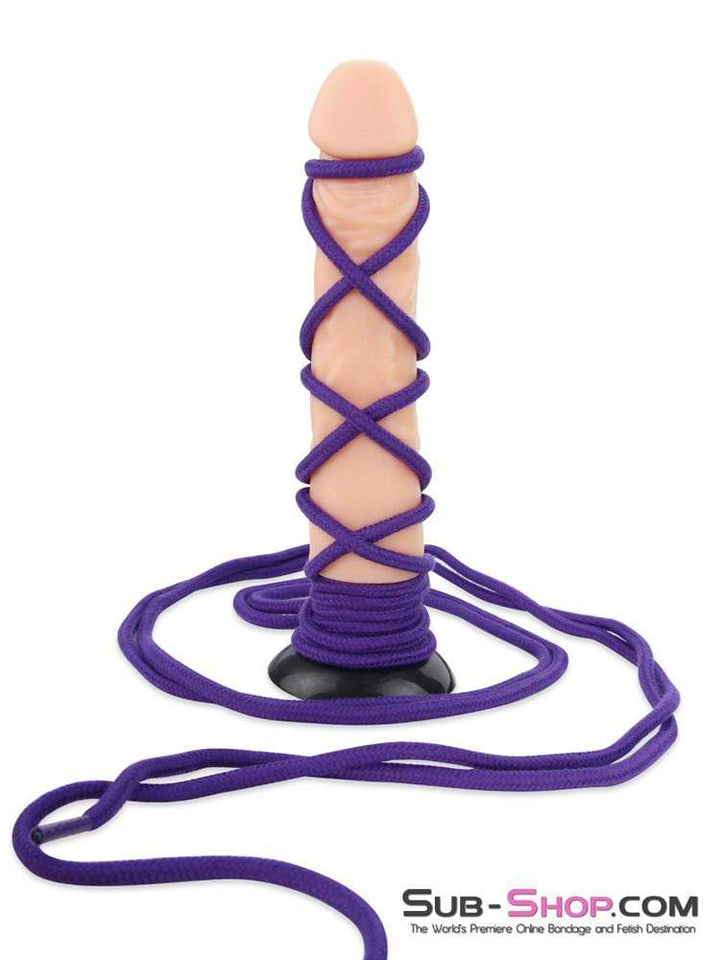 Sissy 2724M-SIS      Rope Bondage Quickie, Purple Bondage And Fetish Cotton Rope -15 feet