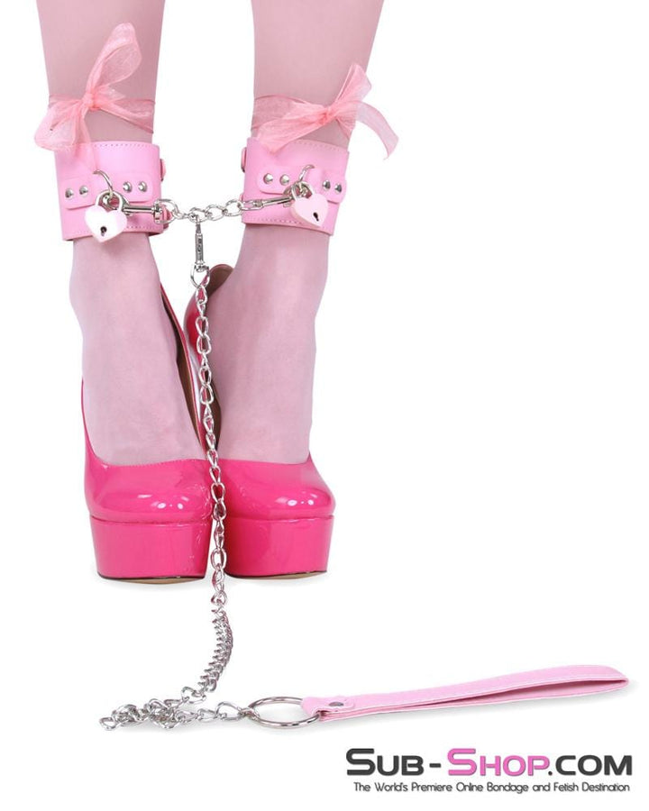 Sissy 2785MQ-SIS      Sissy Pink Handle Chained Bondage Leash