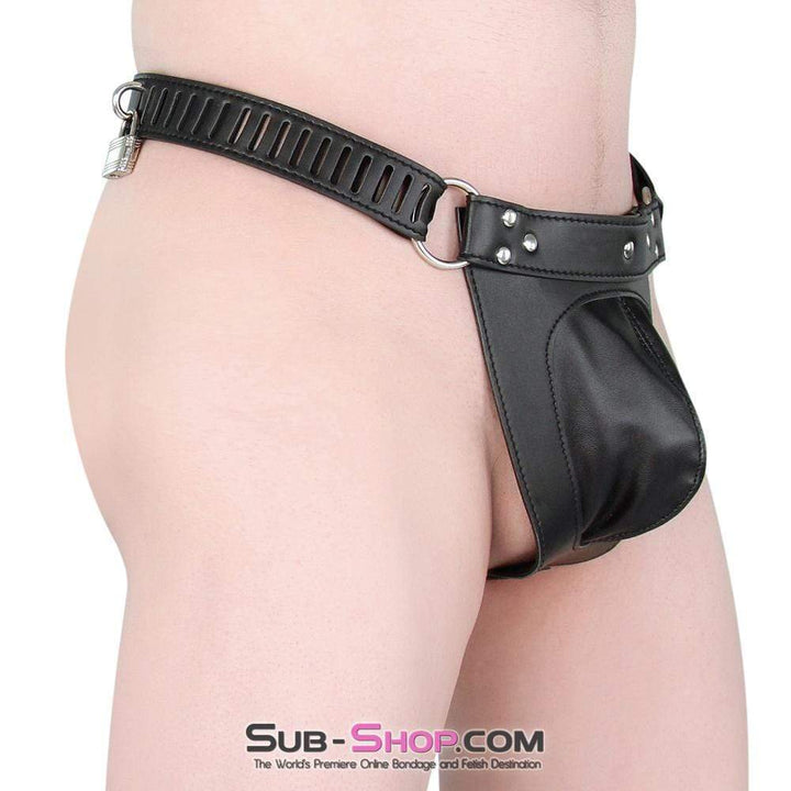 Sissy 4741M-SIS      Locking Jock Cock Sissy Chastity Belt