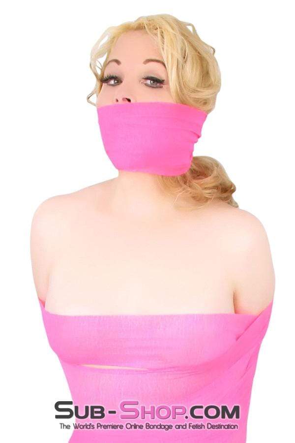 Sissy 5748A-SIS      Pretty Sissy Pink Wrap-Sure Self Adhesive Bondage and Sissy Training Gag Wrap