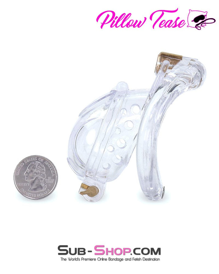 Sissy 7900AR-SIS      Porthole 2 Lock Sissy Cock Teasing and Torment Chastity Device