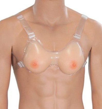 Sissy 7931R-SIS      My Pretty Sissy Titties Accessory Teardrop Shape Lifelike Real Feel Breast Forms, BDSM Mistress for Hire A Cup Size
