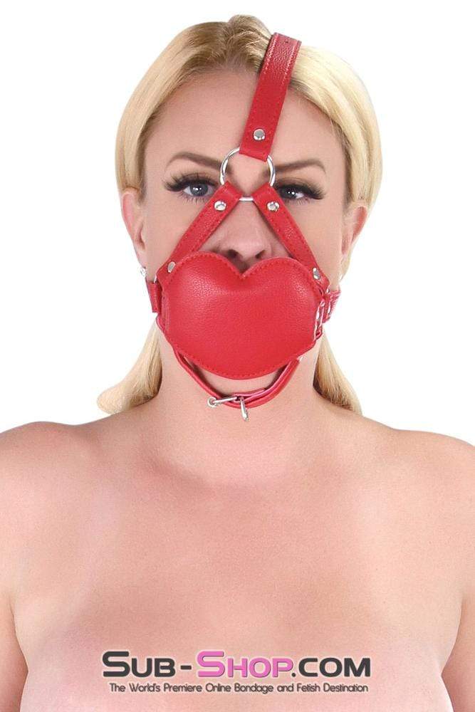 Sissy 7935DL-SIS      Red Lips Blow Job Trainer Thick Sissy Slave Penis Gag Dungeon Mistress Trainer