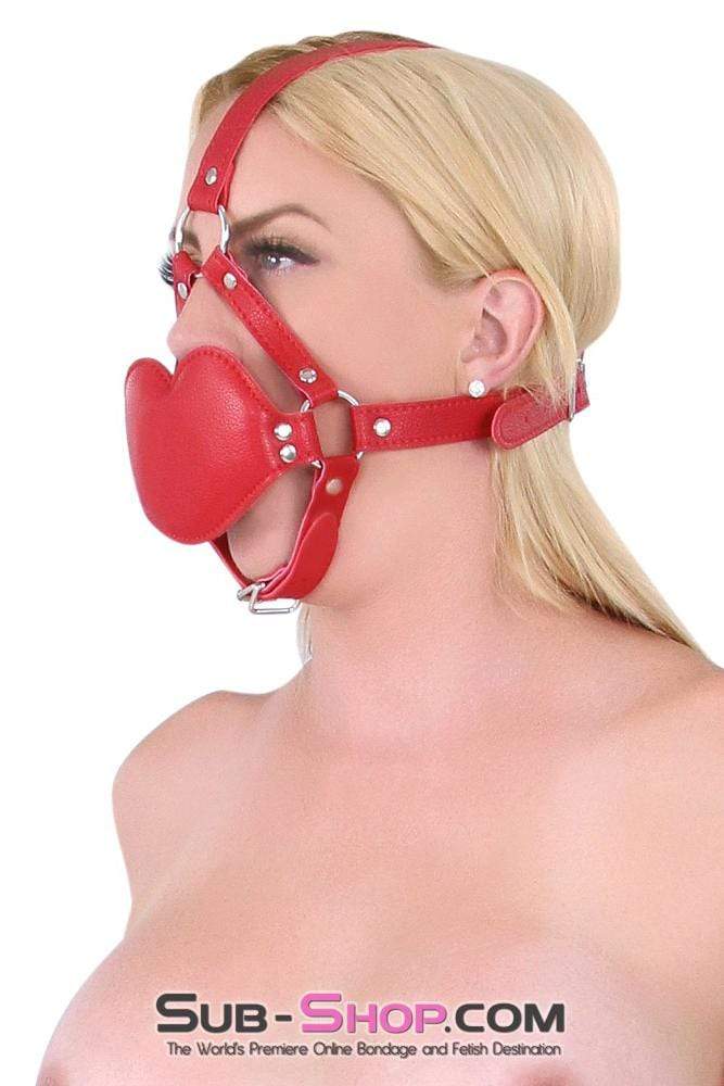 Sissy 7935DL-SIS      Red Lips Blow Job Trainer Thick Sissy Slave Penis Gag Dungeon Mistress Trainer