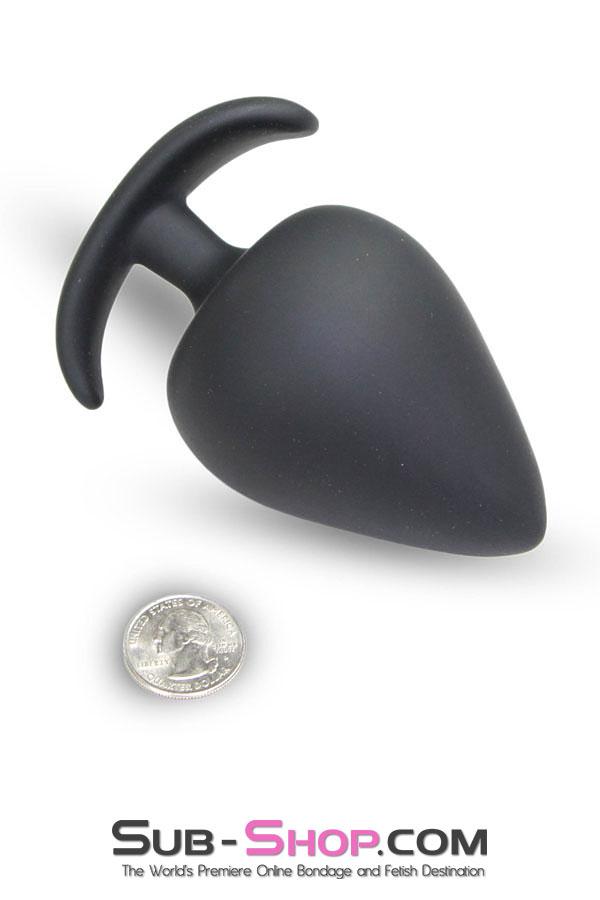 Sissy 9825M-SIS      Sissy's Really BIG Black XXL Silicone Anal Plug
