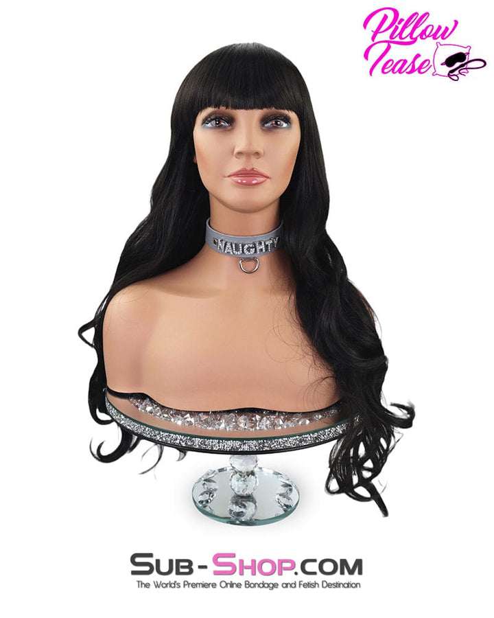 Sissy 9958AE-SIS      Prissy Sissy Ashley 26" Black Curly Wig