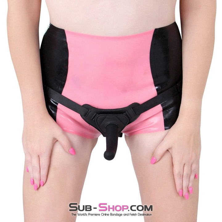 Strap On 5741M      Pegging Strap On Small Silicone Dildo and Soft Harness Set