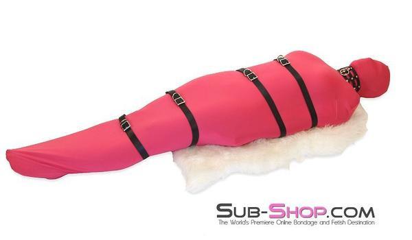 Straps 1728A      1" Buckling Bondage Strap, Black Leather - 5 Sizes!