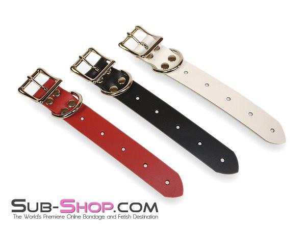 Straps 1823A      8" Bondage Gear Extender Strap, Black Leather