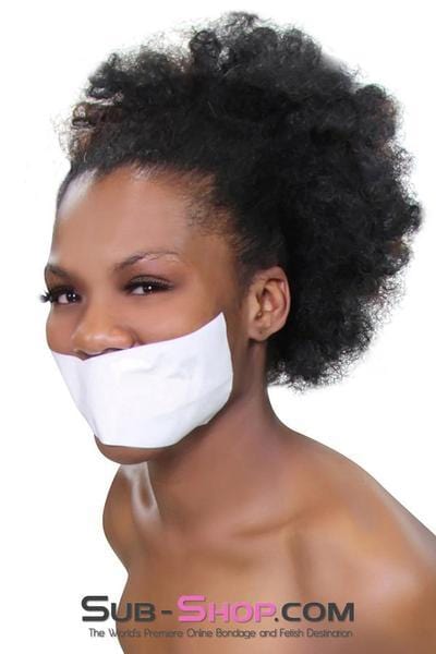 Tape Gags and Wraps 4710A      World's Best Gag Tape, White