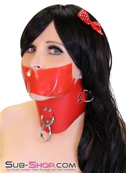 Tape Gags and Wraps 4712A      World's Best Gag Tape, Red