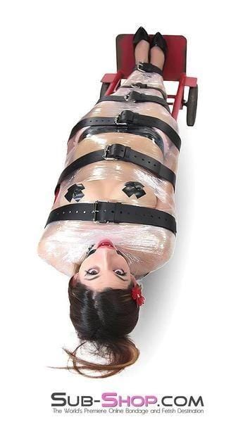 Tape Gags and Wraps 5743A      1,000 ft. Erotic Bondage Fantasy Wrap, Clear
