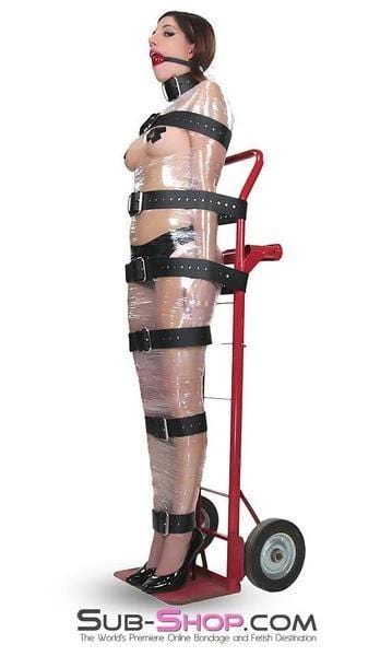 Tape Gags and Wraps 5743A      1,000 ft. Erotic Bondage Fantasy Wrap, Clear