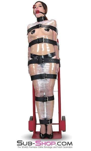 Tape Gags and Wraps 5743A      1,000 ft. Erotic Bondage Fantasy Wrap, Clear