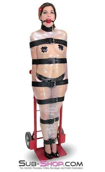 Tape Gags and Wraps 5743A      1,000 ft. Erotic Bondage Fantasy Wrap, Clear