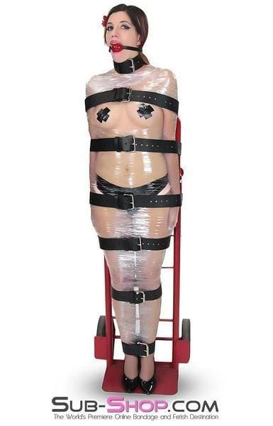 Tape Gags and Wraps 5743A      1,000 ft. Erotic Bondage Fantasy Wrap, Clear